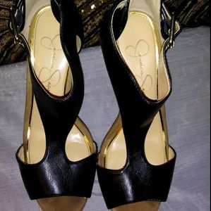 Jessica Simpson's Black,Heels